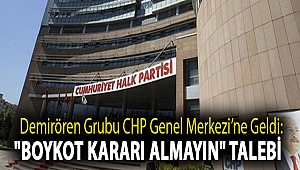 Demirören Grubu CHP Genel Merkezi’ne geldi: