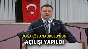 Doğaköy Anaokulu'nun açılışı yapıldı