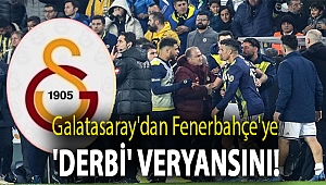 Galatasaray'dan Fenerbahçe'ye 'derbi' veryansını!