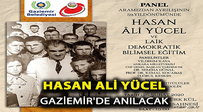 Hasan Âli Yücel Gaziemir’de anılacak