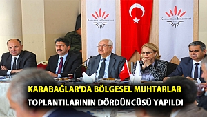 Karabağlar'da bölgesel muhtarlar toplantılarının dördüncüsü yapıldı