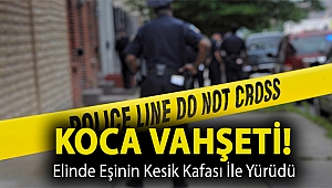Koca vahşeti! Elinde eşinin kesik kafası ile yürüdü