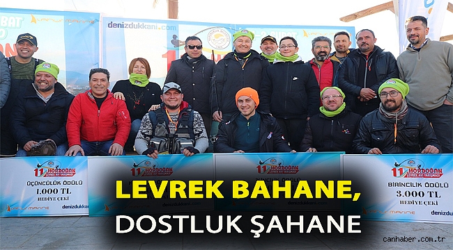 Levrek bahane, dostluk ve beraberlik şahane…