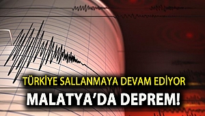 Malatya’da deprem!