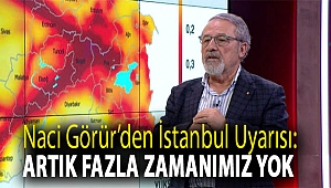 Naci Görür’den İstanbul uyarısı: Artık fazla zamanımız yok