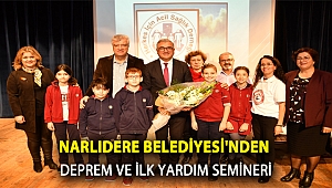 Narlıdere Belediyesi’nden deprem ve ilk yardım semineri