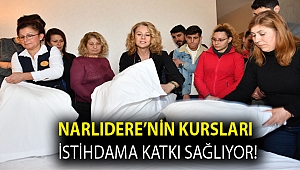 Narlıdere'nin kursları istihdama katkı sağlıyor!