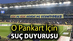 O pankart için suç duyurusu