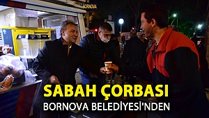 Sabah çorbası Bornova Belediyesi’nden