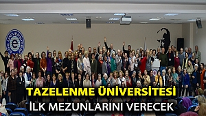 Tazelenme Üniversitesi ilk mezunlarını verecek