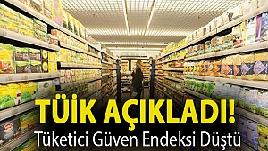 Tüketici güven endeksi düştü