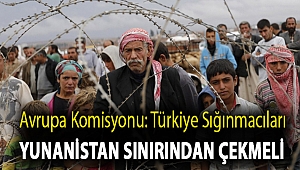 Avrupa Komisyonu: Türkiye sığınmacıları Yunanistan sınırından çekmeli