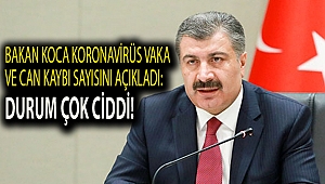 Bakan Koca koronavirüs vaka ve can kaybı sayısını açıkladı: Durum çok cİddİ!