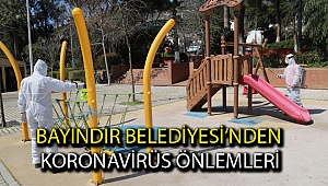 Bayındır Belediyesi’nden Koronavirüs Önlemleri