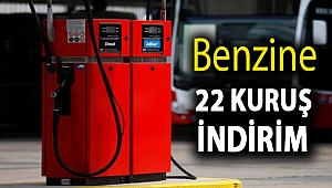 Benzine 22 kuruş indirim