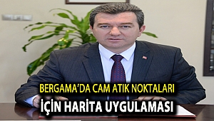 Bergama’da cam atık noktaları için harita uygulaması