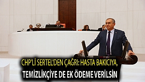 CHP’li Sertel’den çağrı: Hasta bakıcıya, temizlikçiye de ek ödeme verilsin