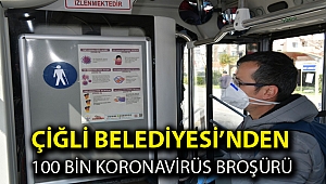 Çiğli Belediyesi’nden 100 bin koronavirüs broşürü