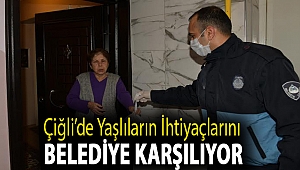 Çiğli’de Yaşlıların ihtiyaçlarını belediye karşılıyor