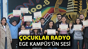 Çocuklar Radyo Ege Kampüs’ün Sesi