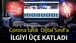 Corona tatili Dijtal Sınıf’a ilgiyi üçe katladı