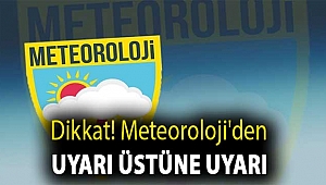 Dikkat! Meteoroloji'den uyarı üstüne uyarı