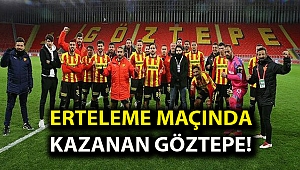 Erteleme maçında kazanan Göztepe!.
