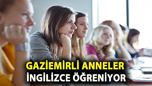 Gaziemirli anneler İngilizce öğreniyor