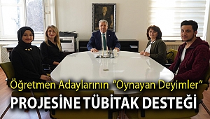 Genç öğretmen adaylarının “Oynayan Deyimler” projesine TÜBİTAK desteği