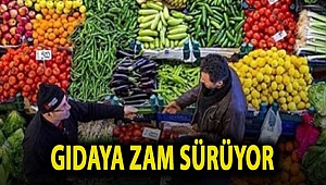 Gıdaya zam sürüyor
