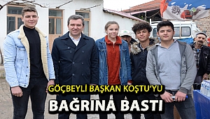 Göçbeyli Başkan Koştu’yu bağrına bastı