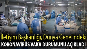 İletişim Başkanlığı, dünya genelindeki koronavirüs vaka durumunu açıkladı