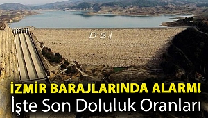 İzmir barajlarında alarm! İşte son doluluk oranları