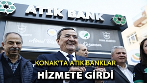 KONAK’TA ATIK BANKLAR HİZMETE GİRDİ