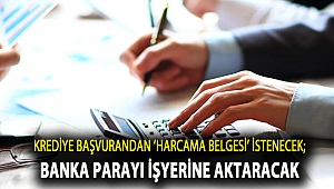 Krediye başvurandan ‘harcama belgesi’ istenecek; banka parayı işyerine aktaracak