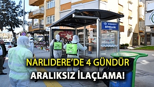 Narlıdere’de 4 gündür aralıksız ilaçlama!