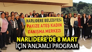 Narlıdere’de 8 Mart için anlamlı program