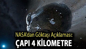 NASA'dan göktaşı açıklaması: Çapı 4 kilometre
