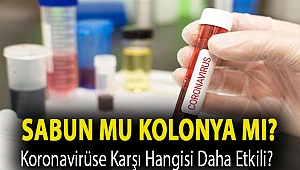 Sabun mu kolonya mı? Koronavirüse karşı hangisi daha etkili?