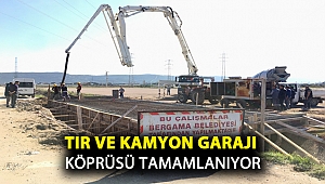 Tır ve Kamyon Garajı Köprüsü Tamamlanıyor