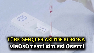 Türk gençler ABD'de Korona virüsü testi kitleri üretti