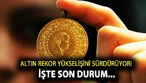 Altın rekor yükselişini sürdürüyor! İşte son durum...