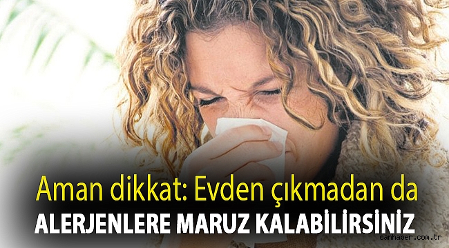 Aman dikkat: Evden çıkmadan da alerjenlere maruz kalabilirsiniz