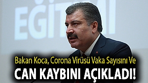 Bakan Koca, corona virüsü vaka sayısını ve can kaybını açıkladı!