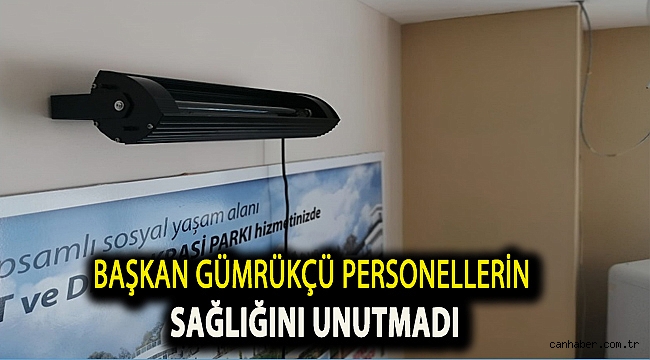 Başkan Gümrükçü Personellerin Sağlığını Unutmadı