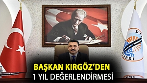 Başkan Kırgöz’den 1 Yıl Değerlendirmesi