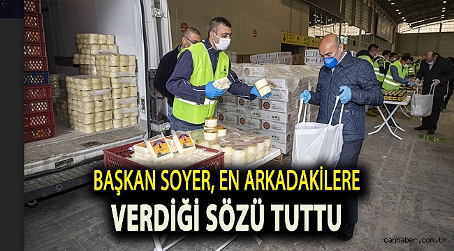 BAŞKAN SOYER, EN ARKADAKİLERE VERDİĞİ SÖZÜ TUTTU