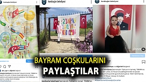 Bayram coşkularını paylaştılar