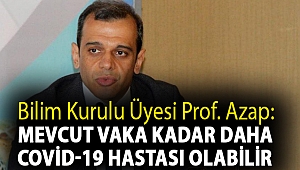 Bilim Kurulu Üyesi Prof. Azap:''Mevcut vaka kadar daha Covid-19 hastası olabilir''