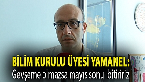 Bilim Kurulu Üyesi Yamanel: Gevşeme olmazsa mayıs sonu haziran başında bitiririz